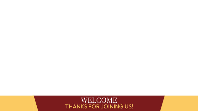 Welcome | Lower Thirds Digital Display (16:9) template